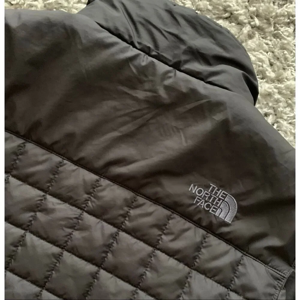 The North Face Black Quilted Brecon Jacket Coat mens sz S